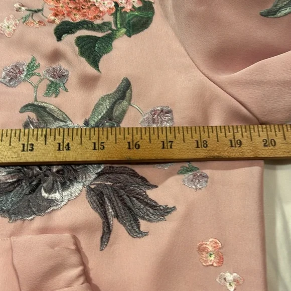 Ted Baker Women embroidered light weight jacket size 2 (US 4-6) pink - Picture 9 of 13